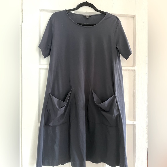 COS cotton spandex dress with front pockets - Picture 1 of 4